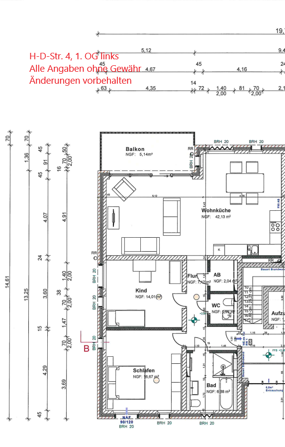 Heinrich-Dauer-Str. 4, 1. OG links